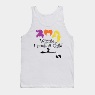 Winnie I smell A Child, halloween pregnancy announcement ideas Tank Top